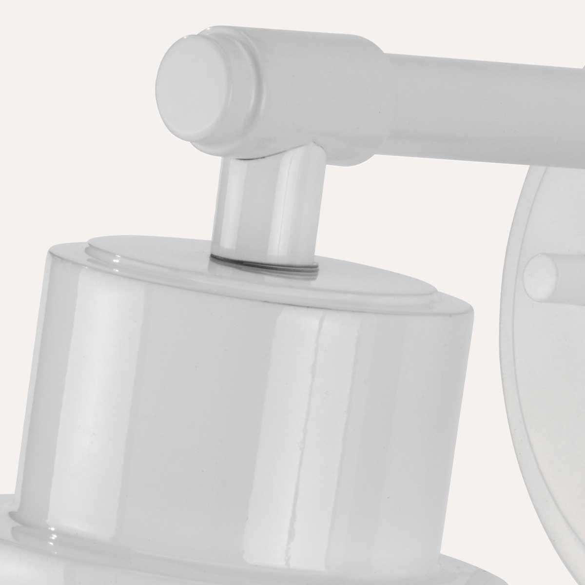 Morvah IP44 Vintage White Single Light Wall Fixture