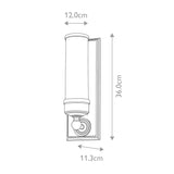 Polished Chrome Worcester Wall Light Fixture