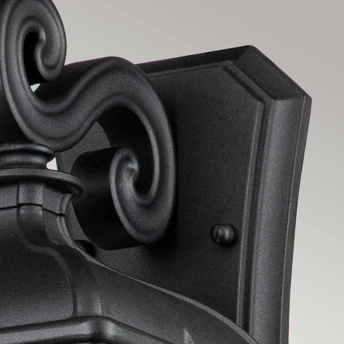 Bayview Black Elegant Outdoor Wall Lantern
