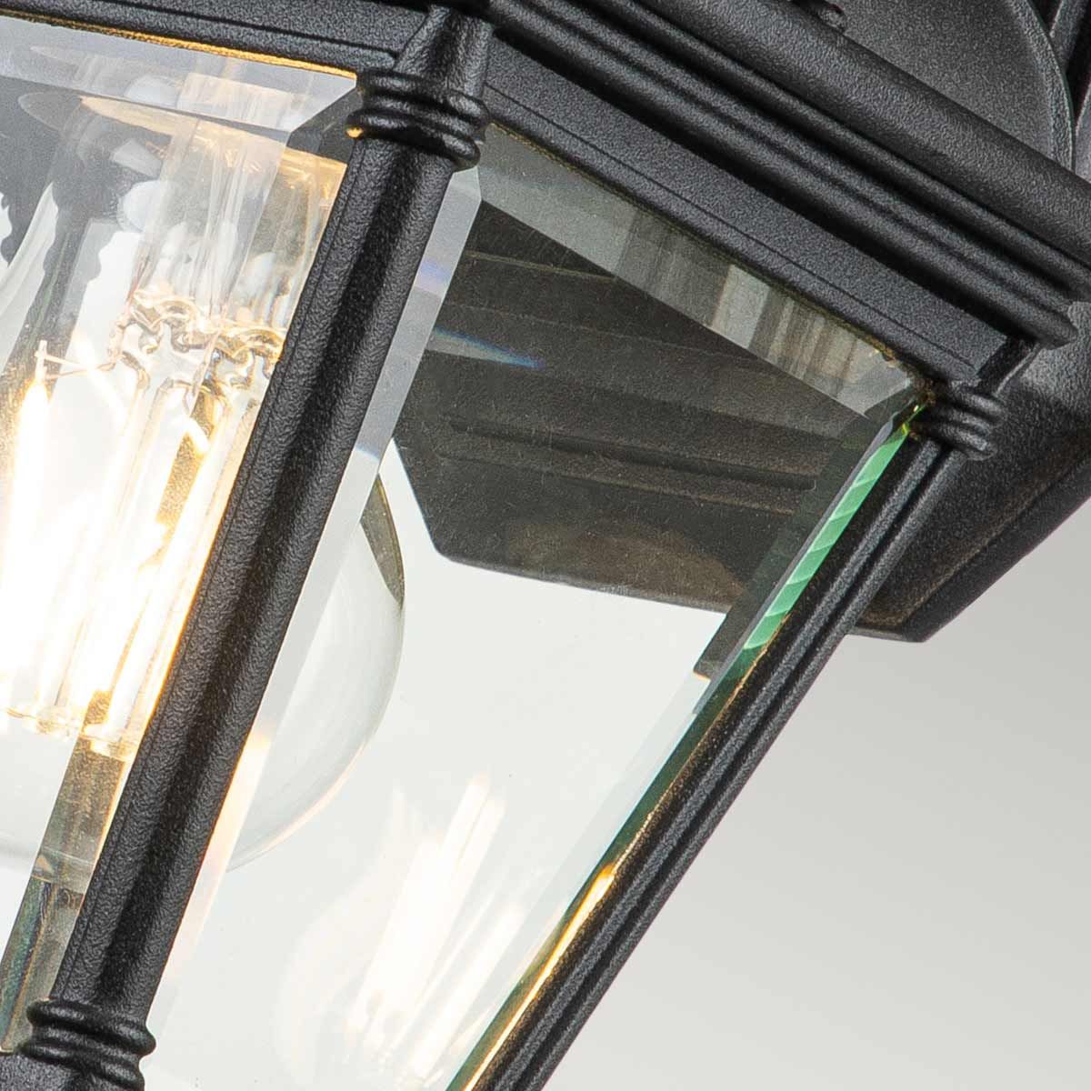 Bayview Classic Black Exterior Wall Lantern