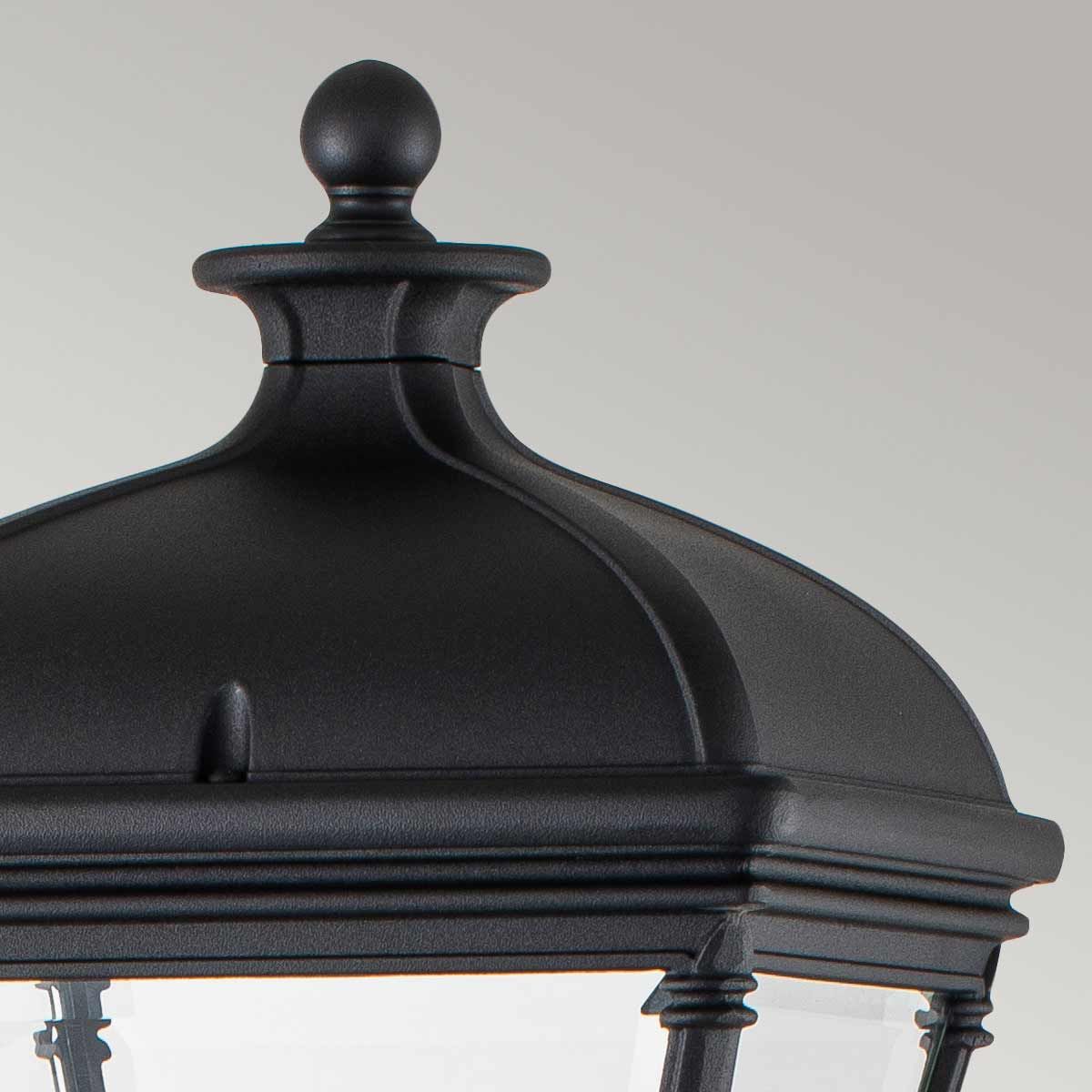 Bayview Black Elegance Exterior Pillar Lantern