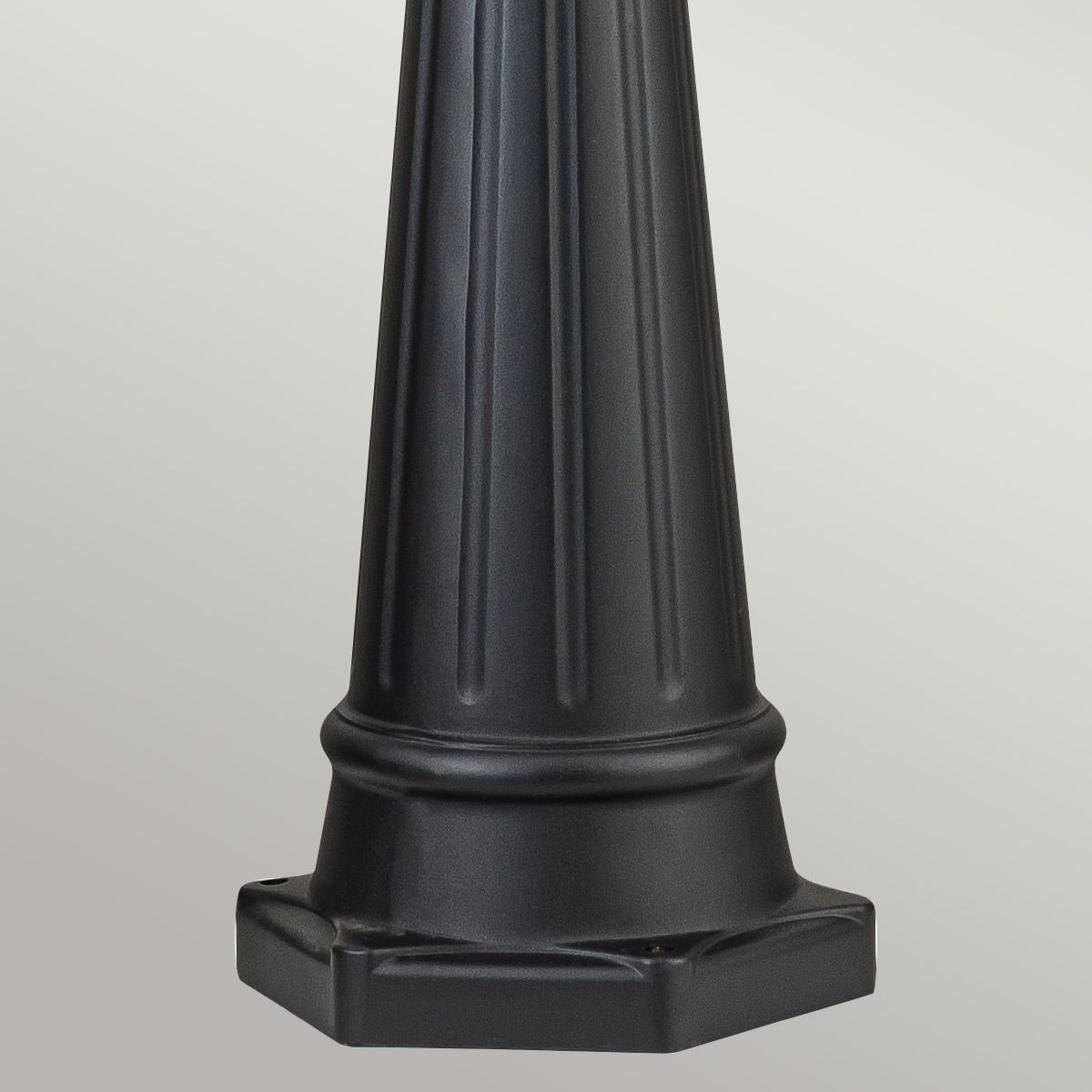 Bayview 1 Light Lamp Post Black