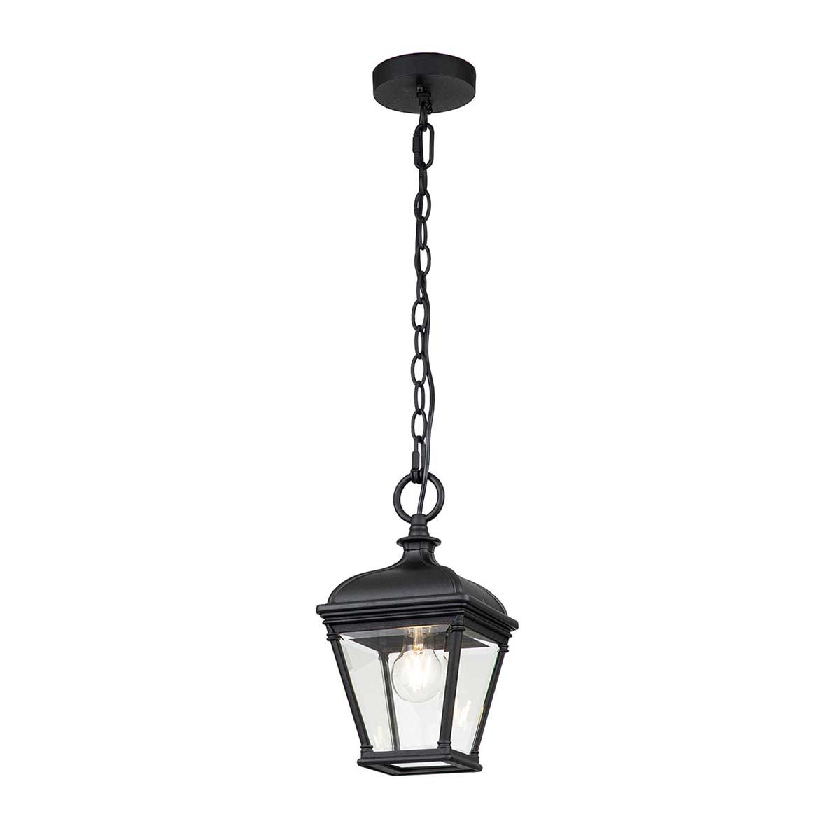 Elegant Black Bayview Outdoor Hanging Lantern