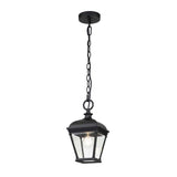 Elegant Black Bayview Outdoor Hanging Lantern