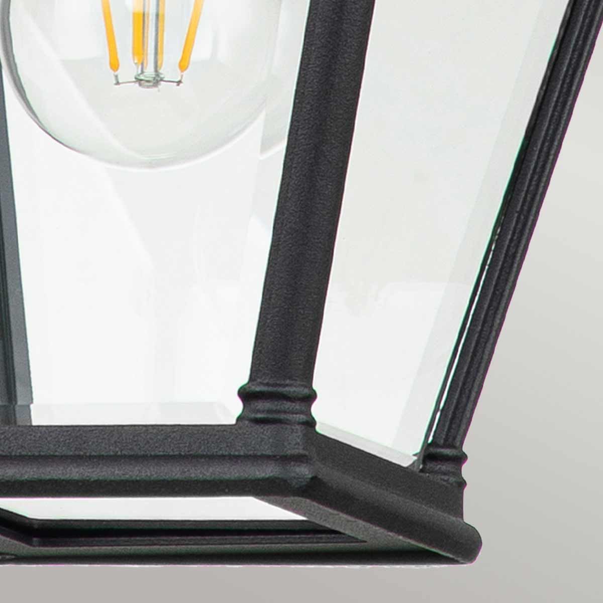 Elegant Black Bayview Outdoor Hanging Lantern
