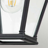 Elegant Black Bayview Outdoor Hanging Lantern