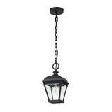 Elegant Black Bayview Outdoor Hanging Lantern