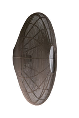 Rustic Modern Pendant Lamp - Matt Dark Brown Finish