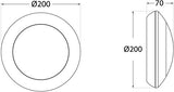 Bertina 10W GX53 LED CCT, Open Bulkhead, Black/Opal