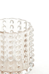 Cream Bublina Glass Tealight Holder Ø9.5x10 cm