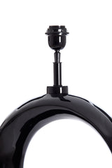 Elegant Tall Black Lamp Base 37x26x99 cm