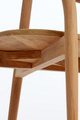 Natural Palca Wood Dining Chair - 59x53x74 cm