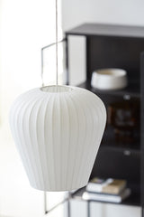 White Pendant Lamp with 37.5 cm Diameter and Height