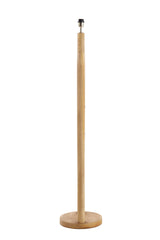 Elegant Natural Wood Floor Lamp - 30x135 cm