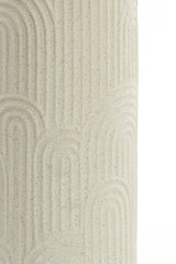 Ecru Ceramic Lamp Base Diego Ø15.5x51 cm