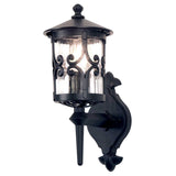 Hereford Traditional Wall Lantern in Black Finish