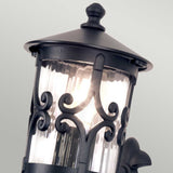 Hereford Traditional Wall Lantern in Black Finish