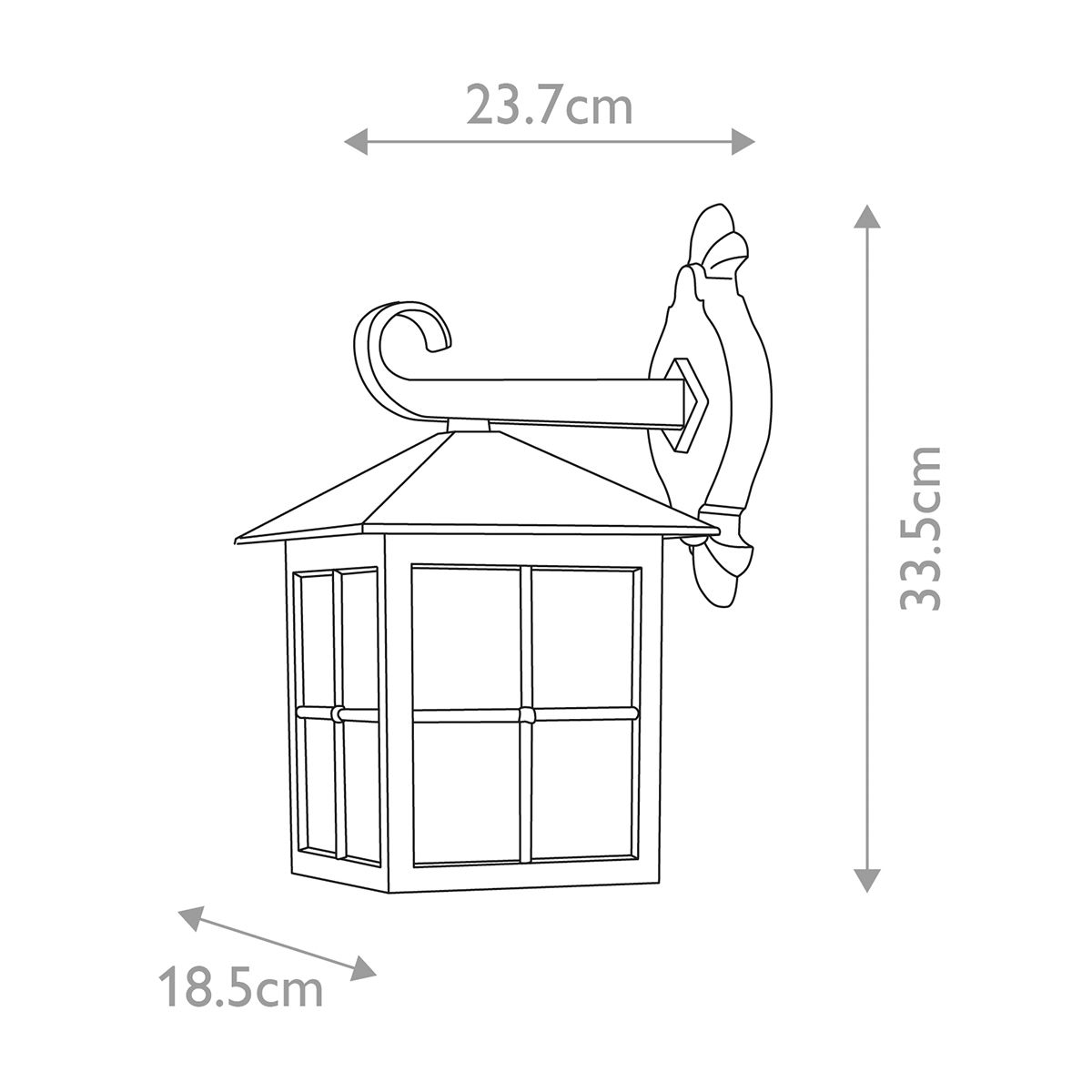 Winchester Vintage-Style Down Lantern