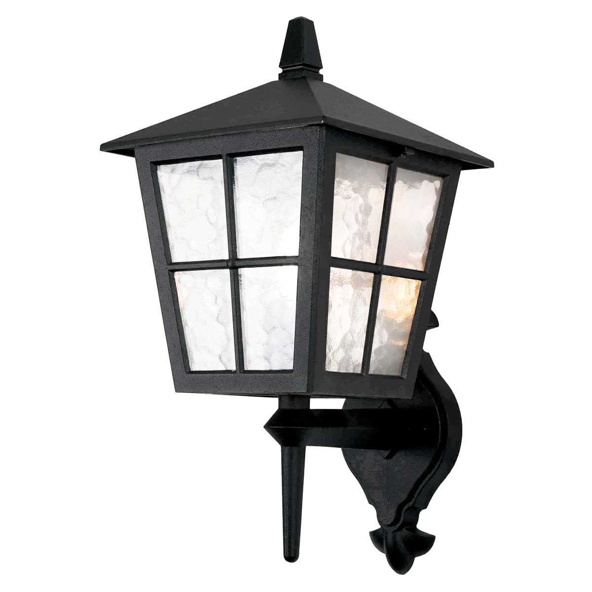 Hereford Black Canterbury Lantern Wall Light