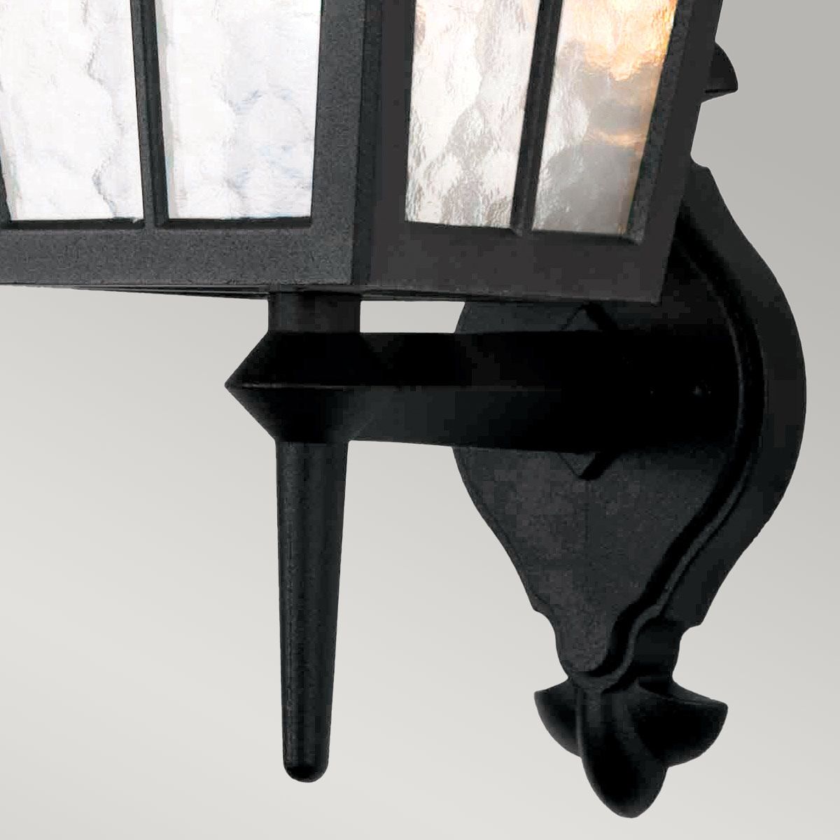 Hereford Black Canterbury Lantern Wall Light