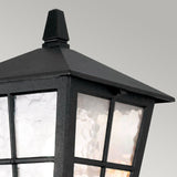 Hereford Black Canterbury Lantern Wall Light