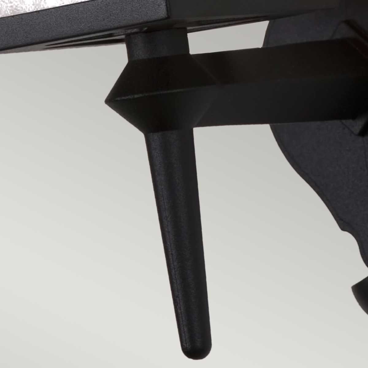 Classic York Wall Lantern in Black Finish