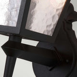 Classic York Wall Lantern in Black Finish