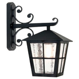 Elegant Black Hereford Grande Outdoor Wall Lantern Fixture