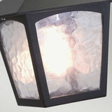 Elegant York Chain Lantern in Black Finish