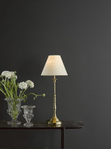 Blenheim Table Lamp Antique Brass With Shade (Multipack)