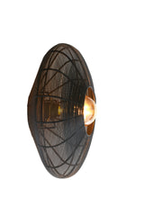 Modern Black Matte Ceiling Light 40x17 cm