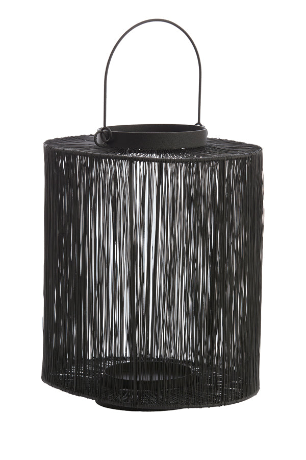 Stormy Elegance: Black Banjo Sculpture 28x20x30 cm