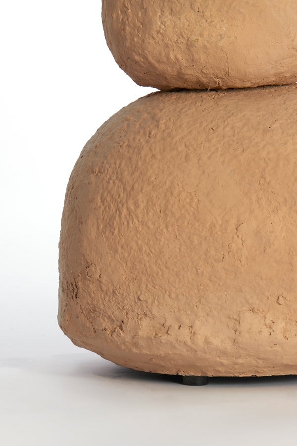 Elegant Terracotta Lamp Stand Ø22x72 cm - Marree Collection