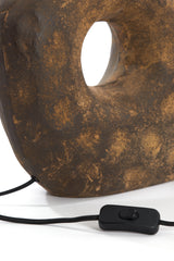 Vintage Brown Tarugi Lamp Stand, 32.5x12x47.5 cm