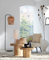 Elegant Matte Black Mareno Floor Lamp - 40x30x164 cm