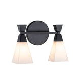 Bowtie 2lt Wall Light - Matte Black Matte Black
