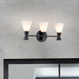 Bowtie 3lt Wall Light - Matte Black Matte Black