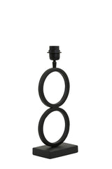 Elegant Stelios Matte Black Lamp Base 15x10x36 cm
