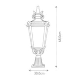 Baltimore Heritage Lantern - Grand Pedestal Model