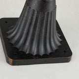 Baltimore Medium Pedestal Lantern in Weathered Bronze Finish
