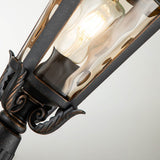 Baltimore Medium Pedestal Lantern in Weathered Bronze Finish