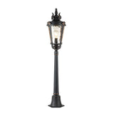 Medium Weathered Bronze Baltimore Pillar Lantern