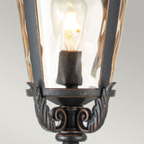 Medium Weathered Bronze Baltimore Pillar Lantern