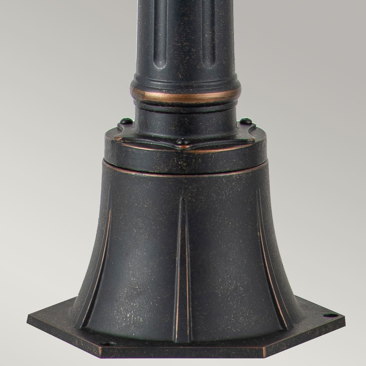 Medium Weathered Bronze Baltimore Pillar Lantern