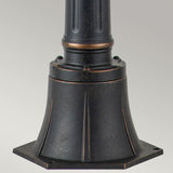 Medium Weathered Bronze Baltimore Pillar Lantern