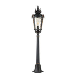 Medium Weathered Bronze Baltimore Pillar Lantern