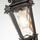 Baltimore Medium Suspension Lantern in Weathered Bronze Finish