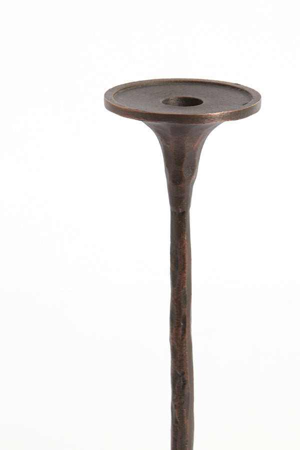 Copper Brown Raidhoo Candle Holder Ø12.5x30 cm