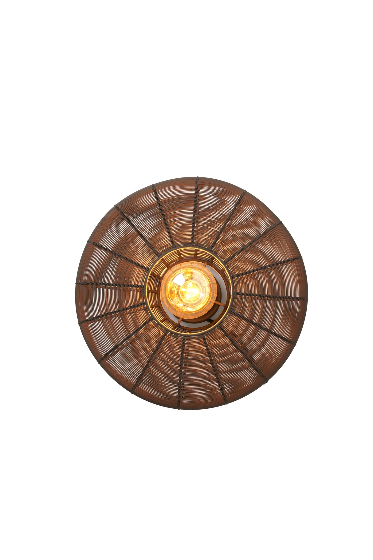 Modern Matt Dark Brown Pendant Light Ø40x17 cm