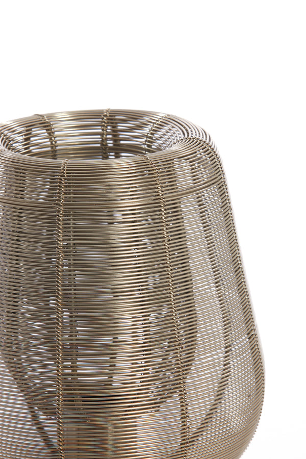 Elegant Light Gold Table Lamp 18x42 cm Aboso Design